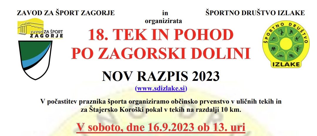 18. tek in pohod
