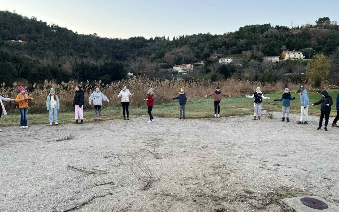 4. dan v CŠOD – jezera v Fiesi, nordijska hoja, školjkarstvo, socialne igre in zaključni ples