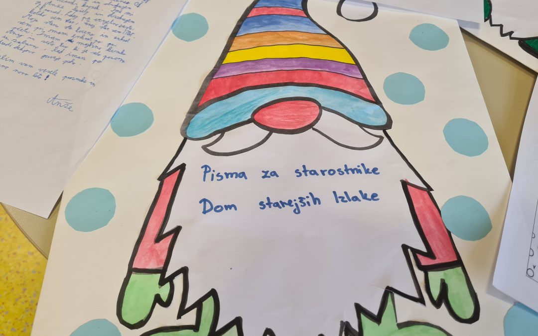 Toplina besed za starostnike: Pisma učencev osnovne šole Ivana Kavčiča