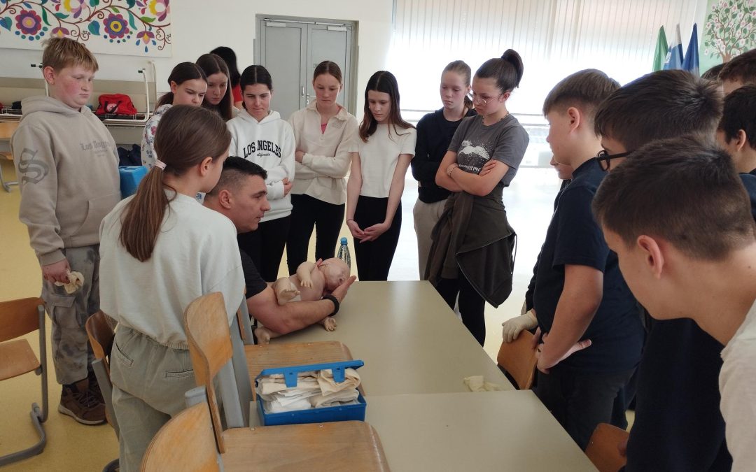 Mladi reševalci v akciji